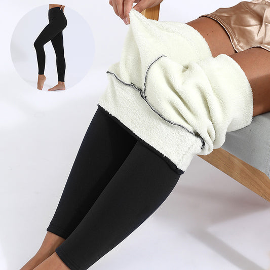 Winter Leggings Warme, Starke, Stretch Lamm Kaschmir Leggings Frau